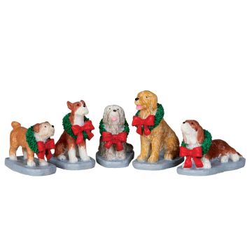 Lemax - Christmas Pooch - Set of 5