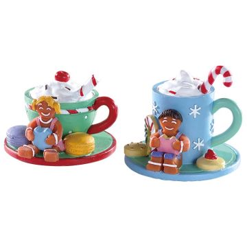 Lemax - Cocoa And Cookies - Set van 2