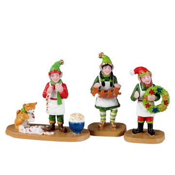 Lemax - Crafty Elves - Set van 3