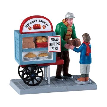 Lemax - Delivery Bread Cart