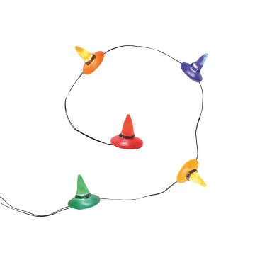 Department 56 - Lit Witch Hat String of Lights