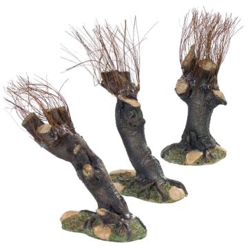 Dickensville - Knotwilgen 8-12cm - Set van 3