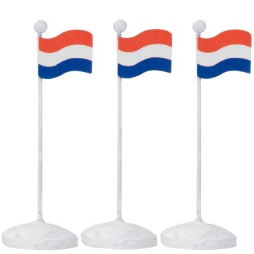 Dickensville - Nederlandse Vlaggen - Set van 3