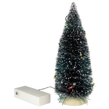 Dickensville - Verlichte Kerstboom 23cm