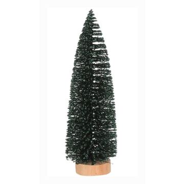 Donkergroene Glitter Kerstboom 25 cm - House of Seasons