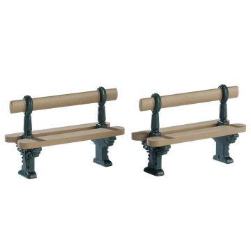Lemax - Double Seated Bench set of 2