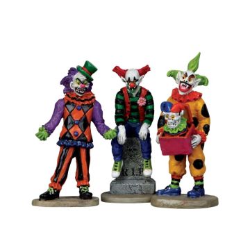 Spooky Town - Evil Sinister Clowns - Set van 3