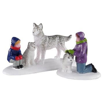 Lemax - Future Sled Dogs - Set van 2