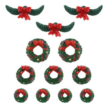 Garland And Wreaths set of 12