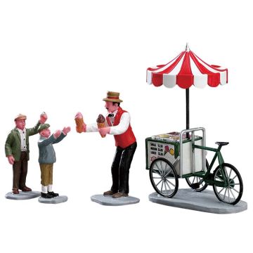 Lemax - Gelato Cart - Set van 4