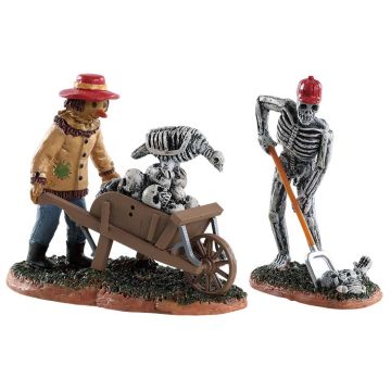 Spooky Town - Ghoulish Gardener - Set van 2