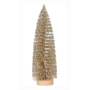 Goud Glitter Kerstboompje 15 cm - House of Seasons