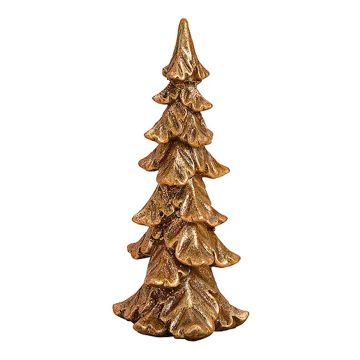 Gouden Dennenboom Glitters 16cm - Polystone - Wurm