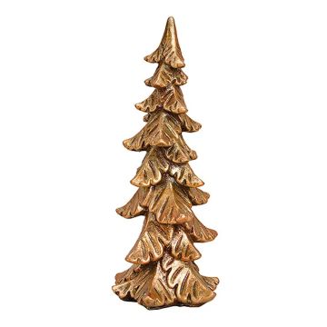 Gouden Dennenboom Glitters 24cm - Polystone - Wurm