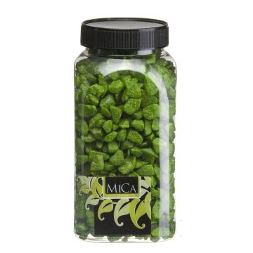 Groene Decoratie Steentjes 650ml - Mica Decorations