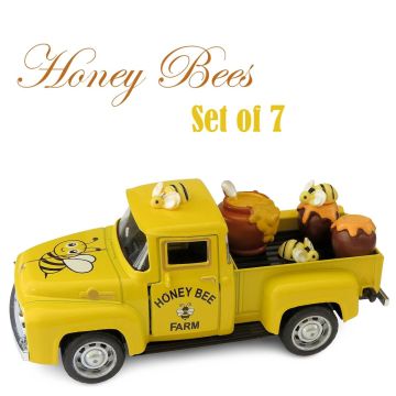 Honey Bee Farm Truck - Yellow