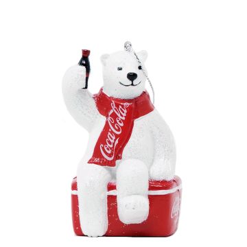 Kurt S. Adler - Coca-Cola Bear on Cooler Ornament