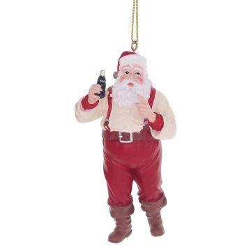 Kurt S. Adler - Coca-Cola Santa with Bottle Ornament