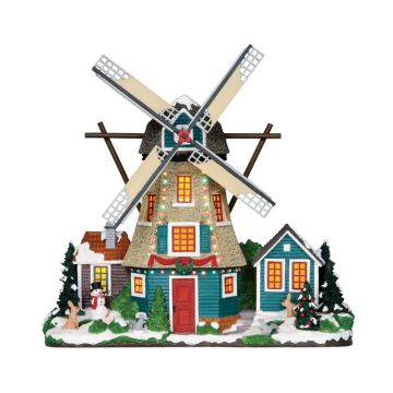 Lemax- Windmill - Facade