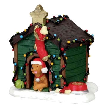 Lemax - Decorated Light Doghouse