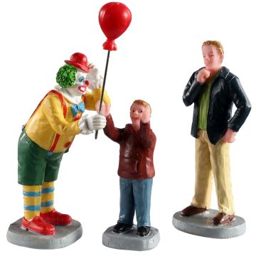 Lemax - Friendly Clown - Set van 3