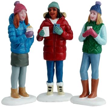 Lemax - Hot Cocoa With Friends - Set van 3 - Nu Voorverkoop