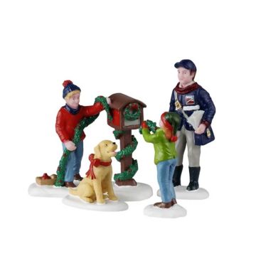 Lemax - Mailbox Decorating - Set van 4