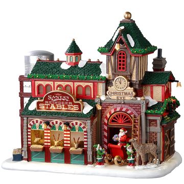 Lemax - Santa's Reindeer Stables 