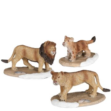 Luville - Lion Family - Set van 3