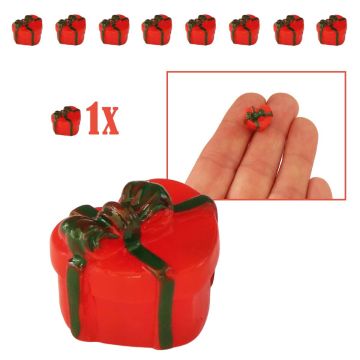 Mini Cadeautje Hartvormig Rood