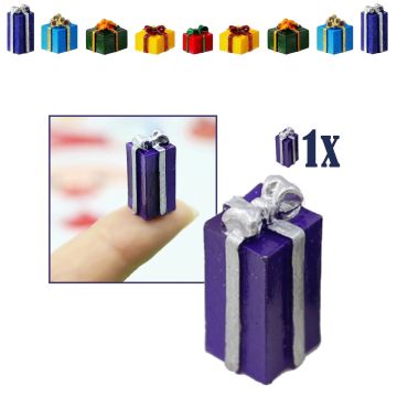 Miniatuur Cadeautje Donkerblauw