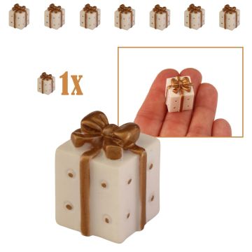 Miniatuur Cadeautje met Gouden Strik