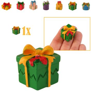 Miniatuur Kerstcadeau Groen