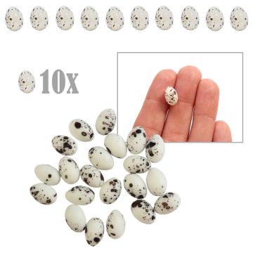 Miniatuur Kwarteleitjes - Set van 10
