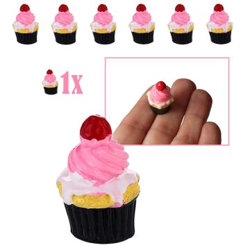 Miniatuur Muffin Aardbei Slagroom