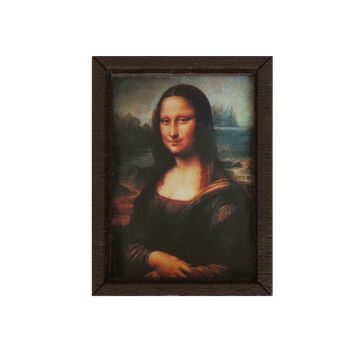 Miniatuur Schilderij Mona Lisa - Leonardo da Vinci