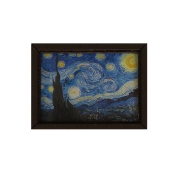 Miniatuur Schilderij De Sterrennacht - Vincent van Gogh