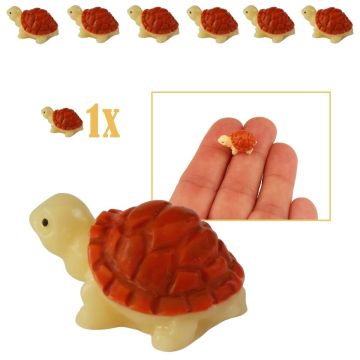 Miniatuur Schildpad met Bruin Schild