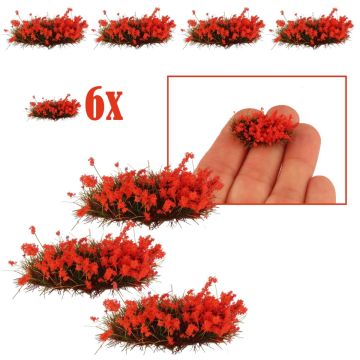 Miniatuur Veldbloemen Rood