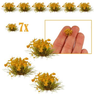 Miniatuur Veldbloemetjes Donkergeel