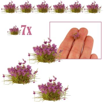 Miniatuur Veldbloemetjes Paars