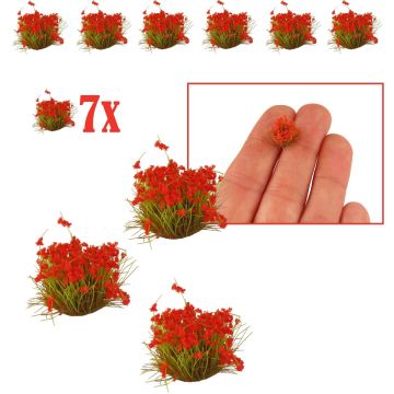Miniatuur Veldbloemetjes Rood