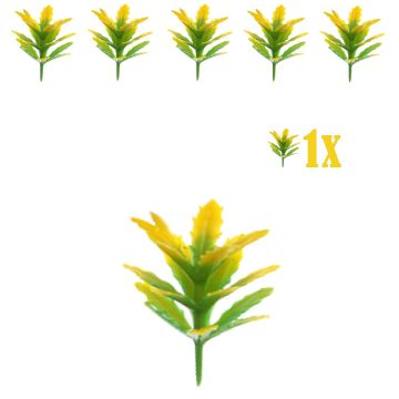 Miniatuur Vetplantje Groen Geel - 2 cm