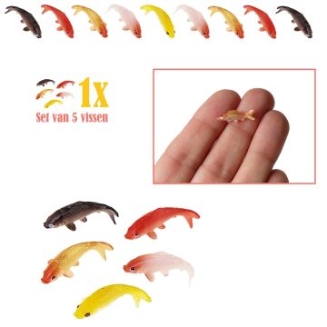 Miniatuur Visjes Klein - Set van 5 Miniatuurvisjes