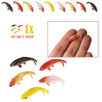 Miniatuur Vissen - Set van 5