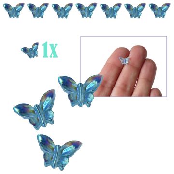 Miniatuur Vlinder Holografisch Blauw