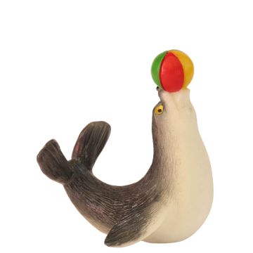 Miniatuur Zeehond met Strandbal