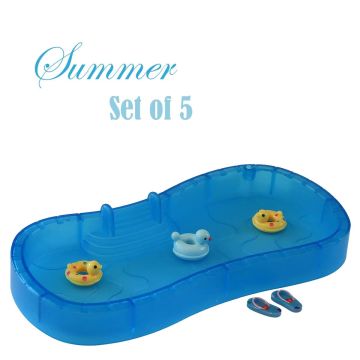 Miniatuur Zwembad Set - Blauw