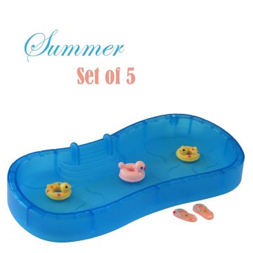 Miniatuur Zwembad Set - Roze