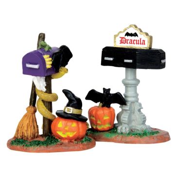 Spooky Town - Monster Mailboxes - Set van 2